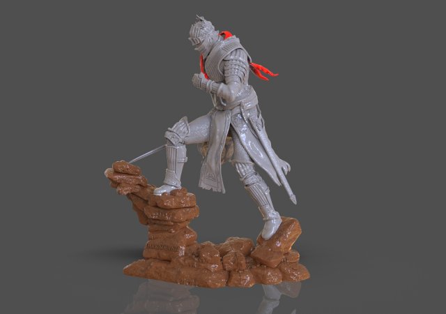 I made this knight based on the Brass Armor ser from Dark Souls. :  r/3Dmodeling