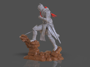 Dark Souls 3 Soul Of Cinder Sculpture 3D Print Model