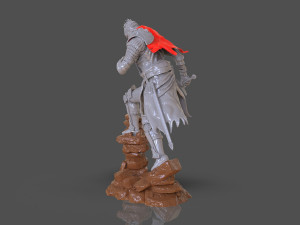Dark Souls 3 Soul Of Cinder Sculpture 3D प्रिंट मॉडल