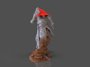 Dark Souls 3 Soul Of Cinder Sculpture 3D प्रिंट मॉडल