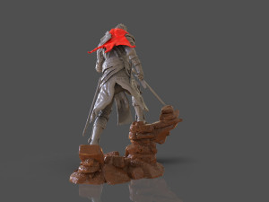 Dark Souls 3 Soul Of Cinder Sculpture 3D प्रिंट मॉडल