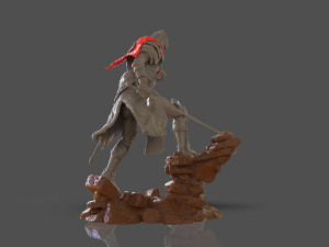 Dark Souls 3 Soul Of Cinder Sculpture 3D प्रिंट मॉडल