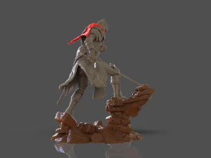 Dark Souls 3 Soul Of Cinder Sculpture 3D Print Model