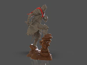 Dark Souls 3 Soul Of Cinder Sculpture 3D Print Model