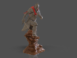 Dark Souls 3 Soul Of Cinder Sculpture 3D प्रिंट मॉडल