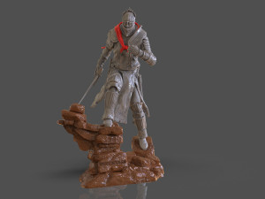 Dark Souls 3 Soul Of Cinder Sculpture 3D प्रिंट मॉडल