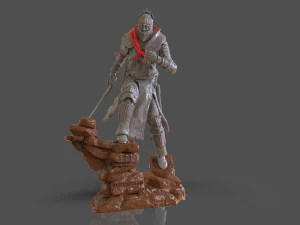 Dark Souls 3 Soul Of Cinder Sculpture 3D Print Model