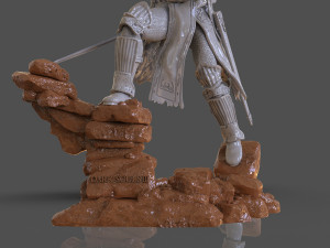 Dark Souls 3 Soul Of Cinder Sculpture 3D प्रिंट मॉडल