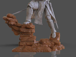 Dark Souls 3 Soul Of Cinder Sculpture 3D Print Model