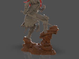 Dark Souls 3 Soul Of Cinder Sculpture 3D प्रिंट मॉडल