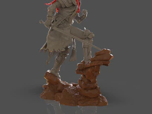 Dark Souls 3 Soul Of Cinder Sculpture 3D Print Model