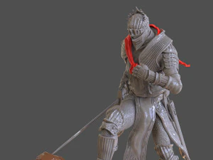 Dark Souls 3 Soul Of Cinder Sculpture 3D Print Model
