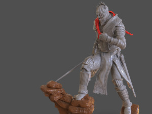 Dark Souls 3 Soul Of Cinder Sculpture 3D प्रिंट मॉडल