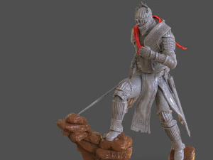 Dark Souls 3 Soul Of Cinder Sculpture 3D Print Model