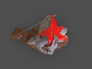 Dark Souls 3 Soul Of Cinder Sculpture 3D प्रिंट मॉडल