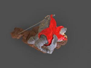 Dark Souls 3 Soul Of Cinder Sculpture 3D Print Model