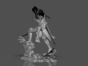 Dark Souls 3 Soul Of Cinder Sculpture 3D Print Model