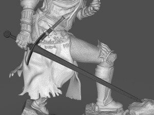 Dark Souls 3 Soul Of Cinder Sculpture 3D प्रिंट मॉडल