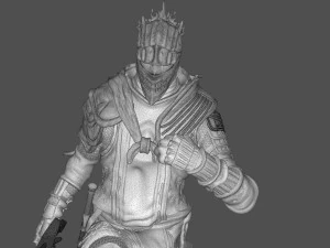 Dark Souls 3 Soul Of Cinder Sculpture 3D Print Model