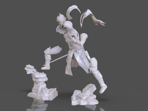 Dark Souls 3 Soul Of Cinder Sculpture 3D Print Model