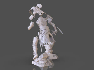 Dark Souls 3 Soul Of Cinder Sculpture 3D Print Model