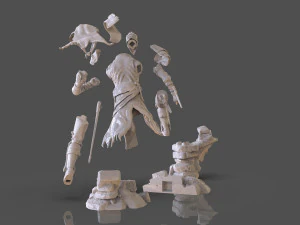 Dark Souls 3 Soul Of Cinder Sculpture 3D Print Model