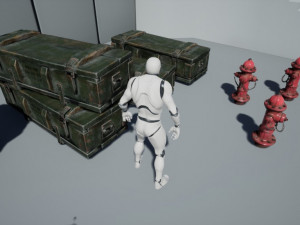 Military Wooden Box Modello 3D