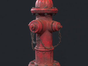Urban Fire Hydrant 3D Model