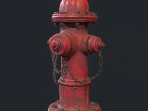 Idrante antincendio urbano Modello 3D