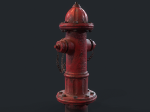 Urban Fire Hydrant Model 3D