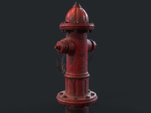 Urban Fire Hydrant 3D Model