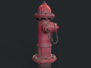 Urban Fire Hydrant 3D Model