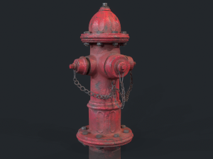 Urban Fire Hydrant Model 3D