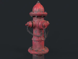 Urban Fire Hydrant 3D Model