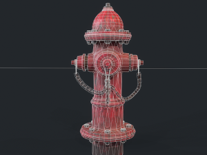 Urban Fire Hydrant Model 3D