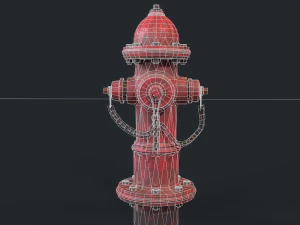 Urban Fire Hydrant 3D Model