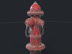 Urban Fire Hydrant Model 3D