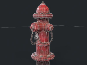Urban Fire Hydrant 3D Model