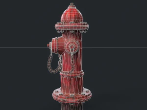 Urban Fire Hydrant 3D Model