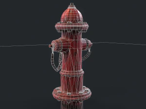 Urban Fire Hydrant 3D Model