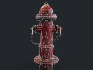 Urban Fire Hydrant Model 3D