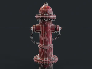 Urban Fire Hydrant 3D Model