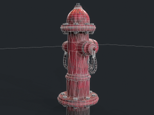 Urban Fire Hydrant Model 3D