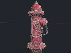 Urban Fire Hydrant Model 3D