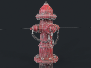 Urban Fire Hydrant Model 3D