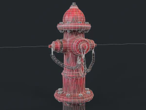 Urban Fire Hydrant 3D Model