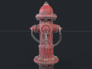 Urban Fire Hydrant Model 3D