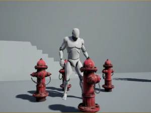 Urban Fire Hydrant 3D Model