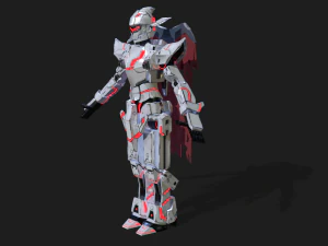 PSO2 Solo Feminino e Macho Dolorido Modelo 3D