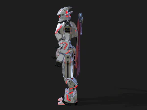 PSO2 Solo Feminino e Macho Dolorido Modelo 3D